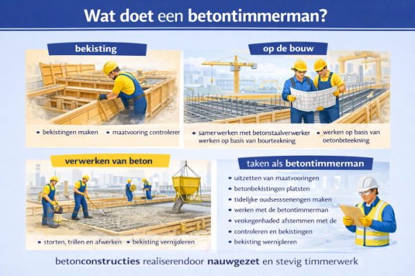 Wat doet een betontimmerman